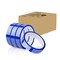 0.8 Inch x 108 Ft Sublimation Blanks Thermal Tape,Heat Tape,High Temp Tape,Up to 250℃(480℉) for Tumbler Sublimation Print,Heat Transfer Tape,Heat Vinyl Press Tape (4, Blue, 0.8" x 108')